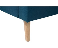 Beliani Dvivietė sofa KALMAR, jūros mėlynumo