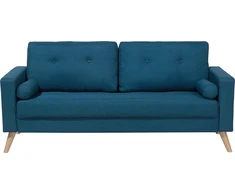 Beliani Dvivietė sofa KALMAR, jūros mėlynumo