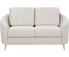 Beliani 2 vietų sofa TROSA šviesi smėlio spalva