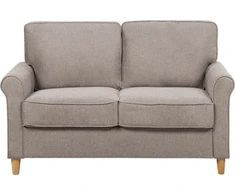Beliani Dvivietė sofa RONNEBY šviesiai ruda