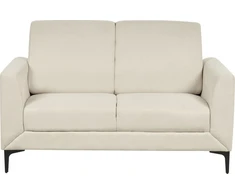 Beliani Dvivietė sofa FENES, smėlio spalvos