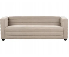 Beliani 3-vietė sofa HOFN smėlio pilkumo spalvos