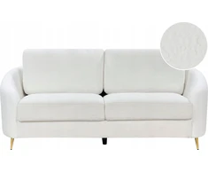 Beliani 3 vietų sofa TROSA Boucle balta