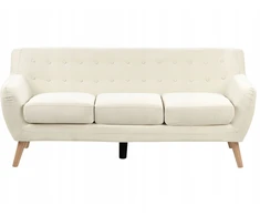Beliani 3 vietų sofa MOTALA šviesiai smėlio spalvos