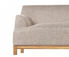 Beliani Trivietė sofa SOSJO šviesiai ruda