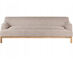 Beliani Trivietė sofa SOSJO šviesiai ruda
