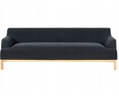 Beliani 3 vietų sofa SOSJO juoda