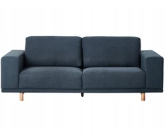 Beliani 3 vietų sofa NIVALA tamsiai mėlyna