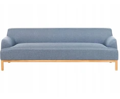 Beliani SOSJO 3 vietų sofa mėlyna