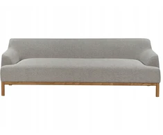 Beliani Trijų vietų sofa SOSJO, šviesiai pilka