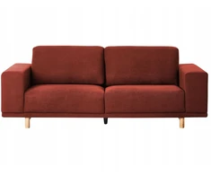 Beliani 3 vietų sofa NIVALA raudona
