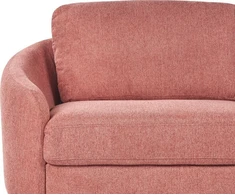 Beliani Trivietė sofa TROSA rožinė