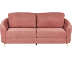 Beliani Trivietė sofa TROSA rožinė