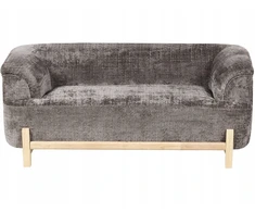 Beliani 2 vietų sofa ALNOR, šenilas, ruda