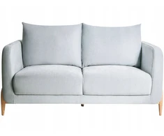 Beliani Dvivietė sofa GIMO, šenilinė, dangaus mėlynumo