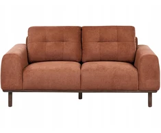 Beliani Dvivietė sofa LAURILA auksinės rudos spalvos