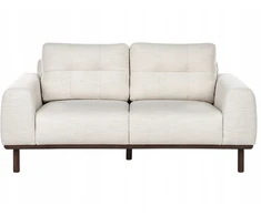 Beliani 2 vietų sofa LAURILA šviesiai smėlio spalvos