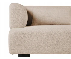Beliani Dviejų vietų sofa MOVIK, Boucle, smėlio spalvos
