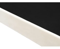 Beliani Dvivietė sofa SKIEN veliūrinė šviesiai smėlio spalvos