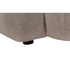 Beliani Trivietė sofa AFOSS smėlio ir pilkos spalvos