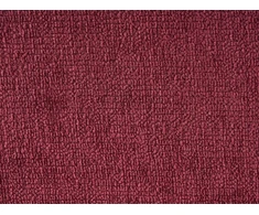 Beliani Trivietė sofa ALNOR šenilinė burgundo spalvos