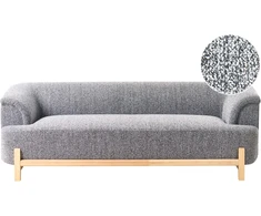 Beliani 3-vietė sofa ALNOR tamsiai pilka