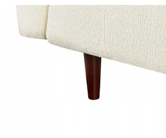 Beliani Trivietė sofa BYSKE Bouclé, balta