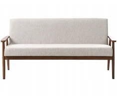 Beliani Trivietė sofa ESRUM tamsiai ruda/pilka