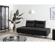 Beliani 3 vietų sofa FAXEN juoda