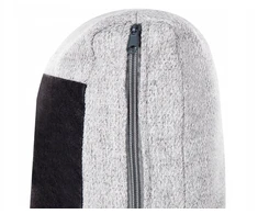 Beliani 3 vietų sofa KANSSELI šviesiai pilka