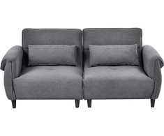 Beliani Trivietė sofa WETLAN tamsiai pilka