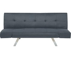 Beliani Trivietė išskleidžiama sofa BRISTOL tamsiai mėlyna