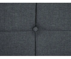Beliani Išskleidžiama 3 vietų sofa FROYA tamsiai pilka