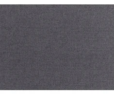 Beliani Modulinė U formos sofa 5 asmenims UNSTAD tamsiai pilka su otomane
