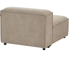 Beliani Trivietė modulinė sofa ARDAL šviesiai ruda velvetinė