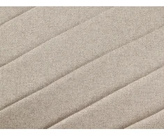 Beliani Išskleidžiama 3 vietų sofa SENJA iš sintetinio lino, šviesiai ruda
