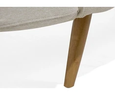 Beliani Išskleidžiama 2 vietų sofa INGARO smėlio spalvos