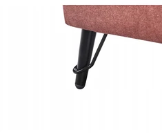Beliani Trivietė sofa HOBRO burgundo spalvos