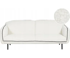 Beliani 3 vietų sofa TONSBERG Boucle, balta