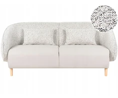 Beliani Sofa UMEA šviesiai smėlio spalvos