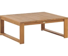 Lauko staliukas Beliani TIMOR, 90x75 cm, akacijos mediena, šviesiai rudas