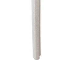 Beliani Sodo kavos staliukas FERRETTI 69 cm 69 cm šviesiai smėlio spalvos