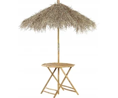 Beliani Bistro staliukas MOLISE 85 cm Bambuko spalvos