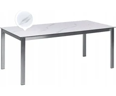 Beliani Stół sodo stiklinis 180 x 90 cm efekt marmuru COSOLETO