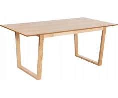 Beliani Valgomojo stalas CAMDEN Šviesaus uosio spalvos 180 cm 95 cm