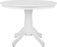 Beliani Valgomojo stalas AKRON Balta 100 cm 100 cm