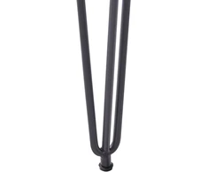 Beliani Išskleidžiamas valgomojo stalas LOUISE rudas 120/160 cm 120 cm