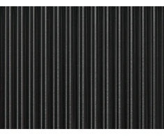 Beliani Valgomojo stalas SAVORY juodas 180 cm 90 cm