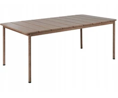 Beliani Stół sodo 185 x 96 cm tamsus medis FLAVIA