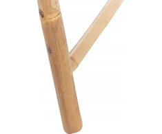 Beliani Sodo stalas MOLISE 120 cm 69 cm Bambukas Šviesiai rudas